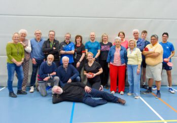 70 jarig jubileum, reünie toernooi voor oud leden