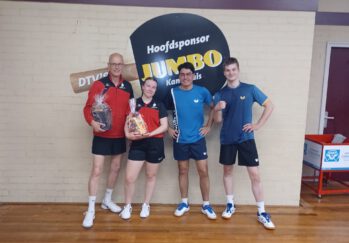 Vechtdal tafeltennis dubbeltoernooi 2026 in Dalfsen